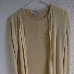 Saks Fifth Avenue The Works Cardigan Twin Set